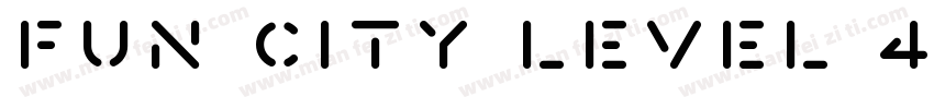 Fun City Level 4 Basic字体转换